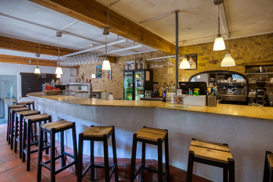 Horeca bar Camping Le Clou in Frankrijk.