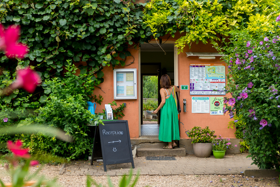 Receptie Camping Aux Rives du Soleil